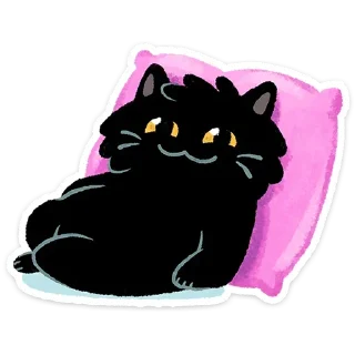 🐱 emoji БОЛЬШЕ ⇨ @CLOOBHUB Telegram sticker 18 of 36