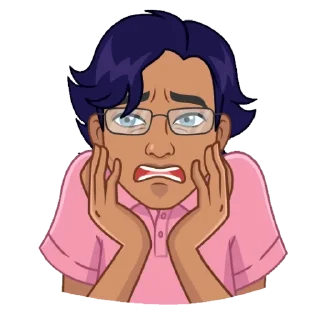 😱 emoji Всратые стикеры Бинс ВК Telegram sticker 7 of 34