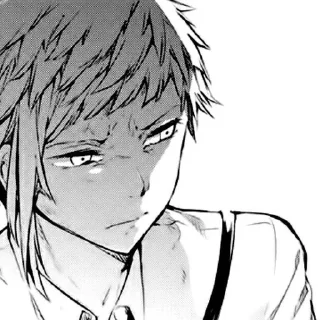 🙁 emoji atsushi stickerpack(manga) Telegram sticker 2 of 54
