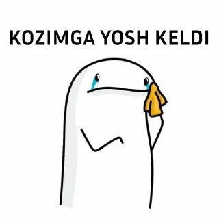 😢 emoji Uzbek Mems Telegram sticker 20 of 120