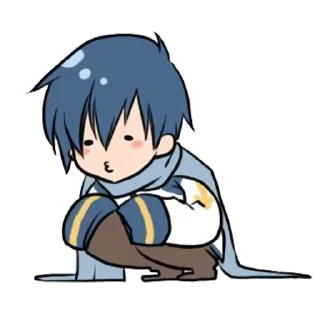 ❤️ emoji Kaito @anime_stickerr Telegram sticker 2 of 34