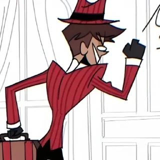 🎴 emoji (1)Alastor Mydeernanny|HotelHazbin @Serebrealstik @Darkhote Telegram sticker 12 of 120