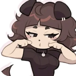 😞 emoji Mimi от @Dobendan Telegram sticker 6 of 45