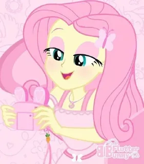 📷 emoji fluttershy Telegram sticker 11 of 58