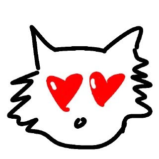 😍 emoji котек милий Telegram sticker 13 of 14