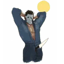 Sticker from Michael Myers