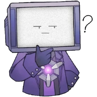 🤨 emoji Tvman titan Telegram sticker 7 of 8