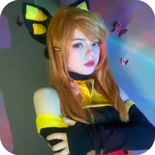 Sticker from Mariposa Piper cosplays by xug