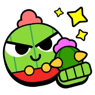 😁 emoji 🌵Спайк @Marszes Telegram sticker 20 of 60