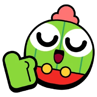 👍 emoji 🌵Спайк @Marszes Telegram sticker 15 of 60