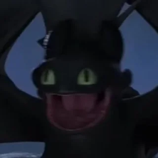 👹 emoji Toothless Telegram sticker 13 of 120