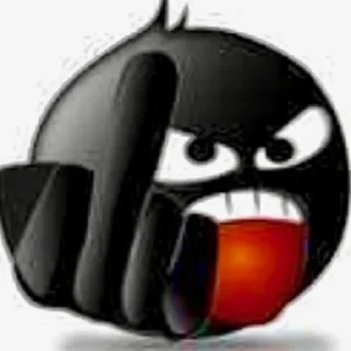 🖕 emoji поступашки Telegram sticker 19 of 34