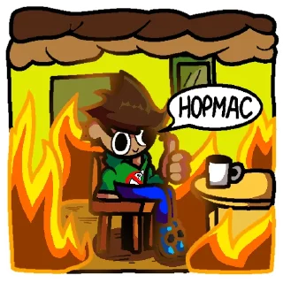 🫠 emoji Стикеры с Крафстором (Старая/незаконченная версия) Telegram sticker 6 of 9