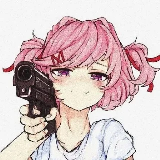 🔫 emoji Т҉о҉л҉ь҉к҉о҉ Н҉а҉ц҉у҉к҉и҉ Telegram sticker 7 of 16