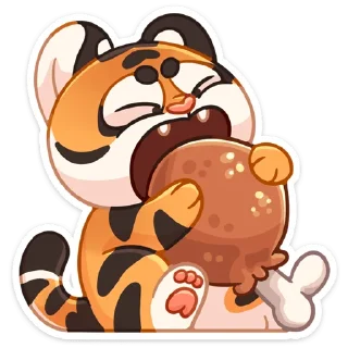 🍗 emoji Пирожок (@TgSticker) Telegram sticker 22 of 48