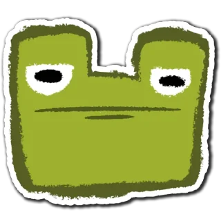 😐 emoji @frogs_anime Telegram sticker 17 of 18