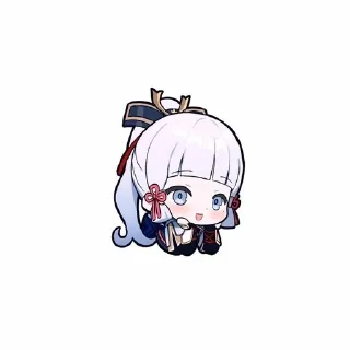 🌟 emoji Чиби Аяка @puplyaloe Telegram sticker 16 of 18