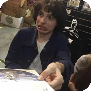 👍 emoji Мини Финн Telegram sticker 19 of 44