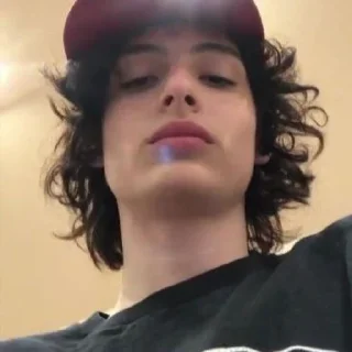 ☠️ emoji ࣪ .finn wolfhard  ‹‹ ✶ @polaroidstikers Telegram sticker 14 of 40
