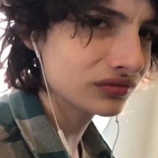 ☠️ emoji ࣪ .finn wolfhard  ‹‹ ✶ @polaroidstikers Telegram sticker 7 of 40
