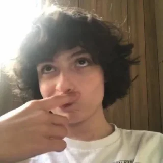 Sticker from ࣪ .finn wolfhard  ‹‹ ✶ @polaroidstikers