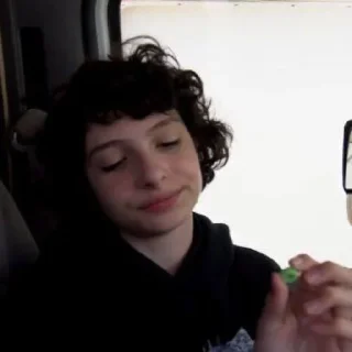 ☠️ emoji ࣪ .finn wolfhard  ‹‹ ✶ @polaroidstikers Telegram sticker 23 of 40