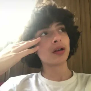 ☠️ emoji ࣪ .finn wolfhard  ‹‹ ✶ @polaroidstikers Telegram sticker 9 of 40