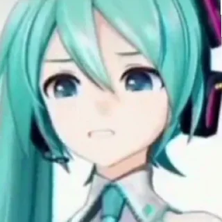 🤨 emoji Miku Is Behind You Telegram sticker 9 of 46