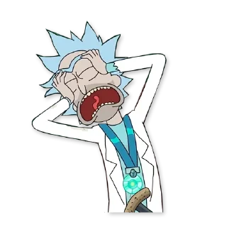 Sticker from Rick & Morty