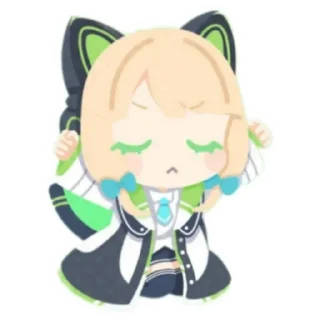 🙂 emoji Saiba Midori Telegram sticker 14 of 120