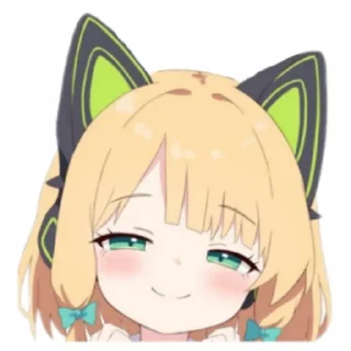 😊 emoji Saiba Midori Telegram sticker 16 of 120