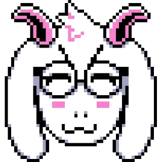🙂 emoji Light Ralsei Pack (part 1/2) @RalseiFanNo2 Telegram sticker 6 of 71