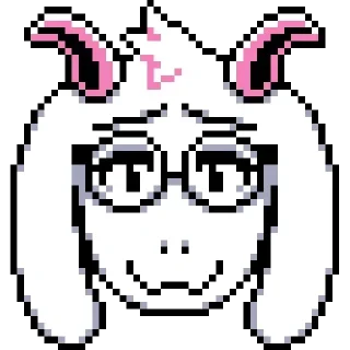 🙂 emoji Light Ralsei Pack (part 1/2) @RalseiFanNo2 Telegram sticker 18 of 71