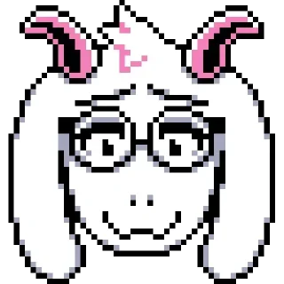 🙂 emoji Light Ralsei Pack (part 1/2) @RalseiFanNo2 Telegram sticker 22 of 71