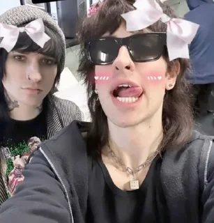 🌟 emoji johnnie guilbert & jake webber Telegram sticker 20 of 80