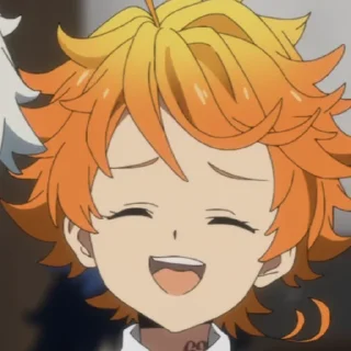 😄 emoji Обещанный Неверленд @animetitle Telegram sticker 17 of 40