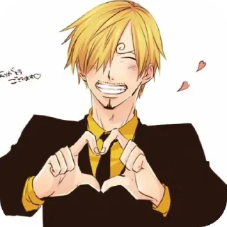 ☺ emoji Санджи Telegram sticker 7 of 30