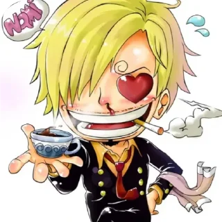 😍 emoji Санджи Telegram sticker 5 of 30