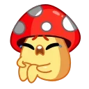 😢 emoji Mushroom (@TgSticker) Telegram sticker 13 of 20
