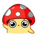 😳 emoji Mushroom (@TgSticker) Telegram sticker 9 of 20