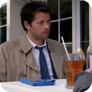👔 emoji Castiel | Supernatural @MacraniFilms Telegram sticker 11 of 33