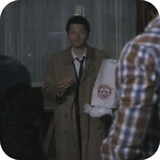 🧥 emoji Castiel | Supernatural @MacraniFilms Telegram sticker 8 of 33