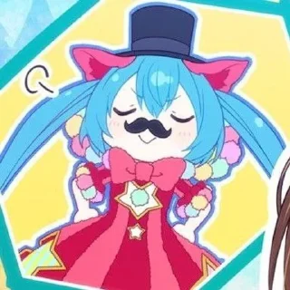 😌 emoji `+ ˖ ִHatsune Miku ° + @Hatsun Telegram sticker 10 of 69