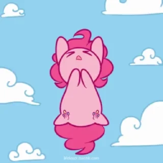 😶‍🌫️ emoji @mlpstickers Pinkie Pie animated pack Telegram sticker 23 of 50