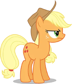 😤 emoji @mlpstickers Applejack pack Telegram sticker 22 of 40
