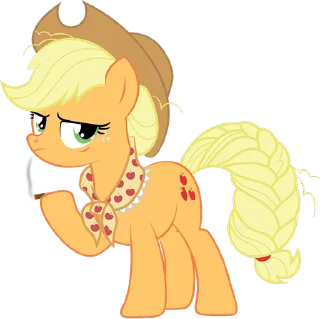 🚬 emoji @mlpstickers Applejack pack Telegram sticker 18 of 40