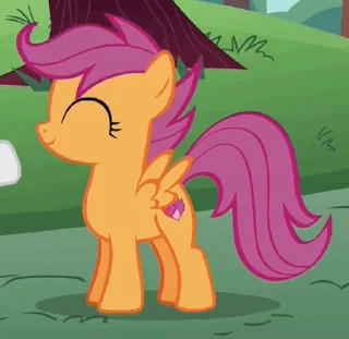 👍 emoji Scootaloo | @MLP_AnimatedStickers Telegram sticker 12 of 50
