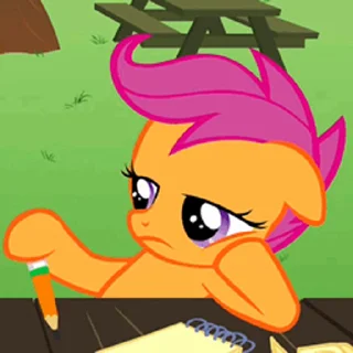 Sticker from Scootaloo | @MLP_AnimatedStickers