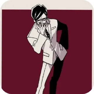 🧐 emoji Sir Nighteye Telegram sticker 8 of 58