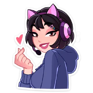 #️⃣ emoji Анечка | @Stick4Gram Telegram sticker 6 of 40